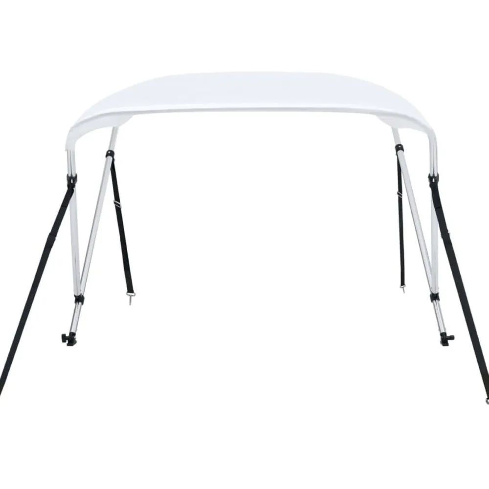 Outlet FinePRICE 2-kaarinen bimini-kate, valkoinen 180x150x110 cm