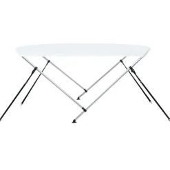 Outlet FinePRICE 2-kaarinen bimini-kate, valkoinen 180x150x110 cm