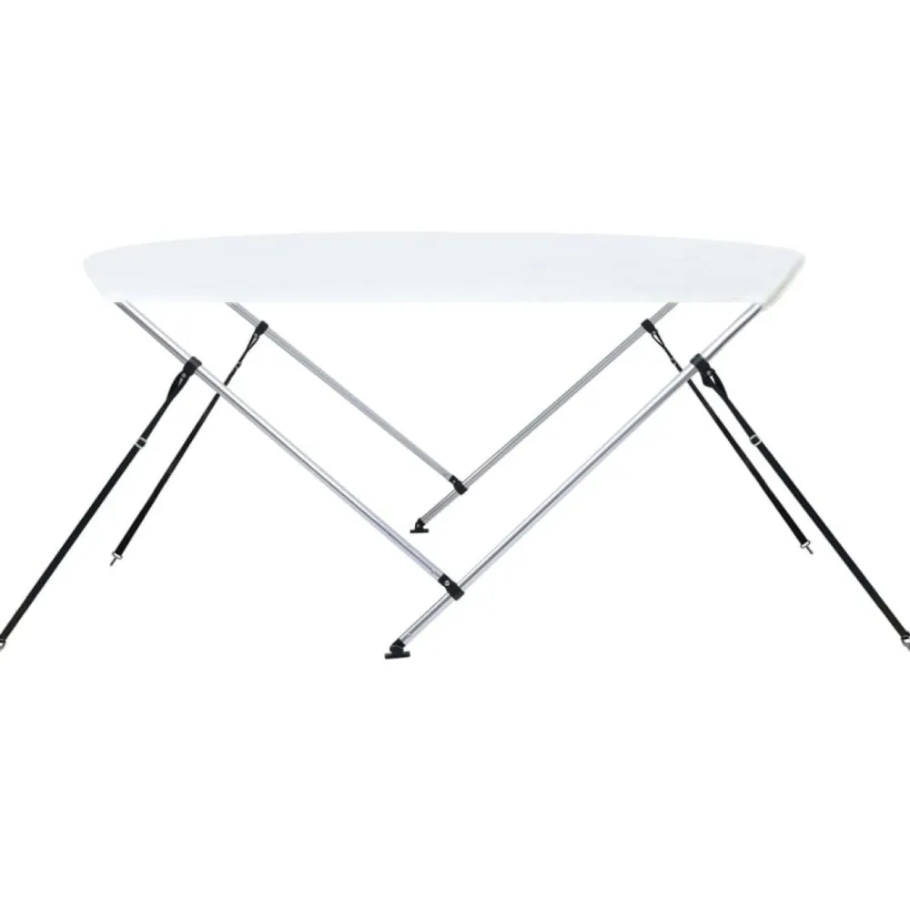 Outlet FinePRICE 2-kaarinen bimini-kate, valkoinen 180x150x110 cm