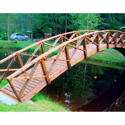 New Tammiston puu Kaarisiltaelementti T12 1000 mm vihreä