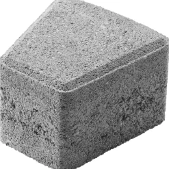 Hot Lakka Rakennustuotteet Kaarrekivi Lakka Klassikko, 80x115x110mm, harmaa