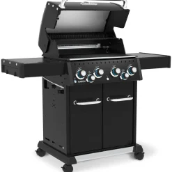 Online Broil King Kaasugrilli Baron 490 Shadow, 4 poltinta, sivukeitin, varraspaahdin