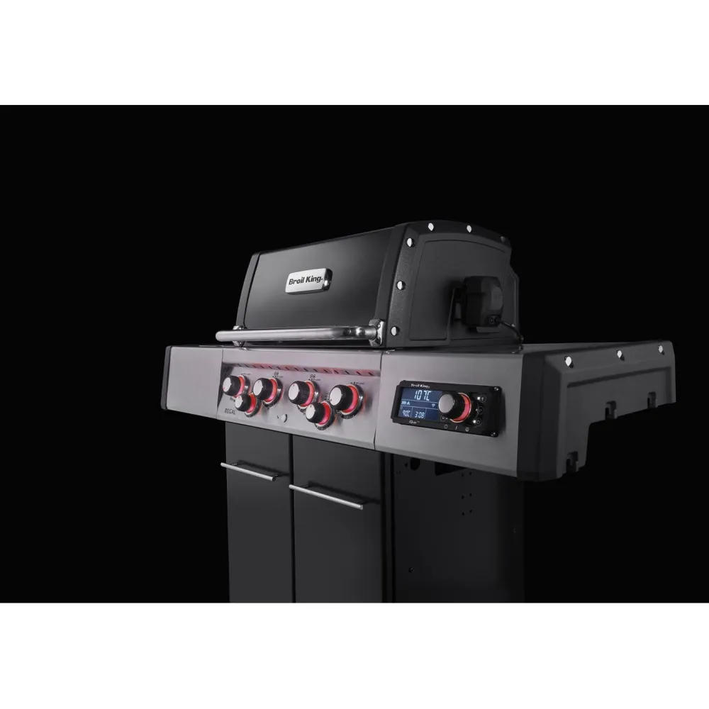 Broil King Kaasugrilli iQue Regal Q 490 IR, 4 poltinta, sivukeitin infrapunalla, varraspaahdin