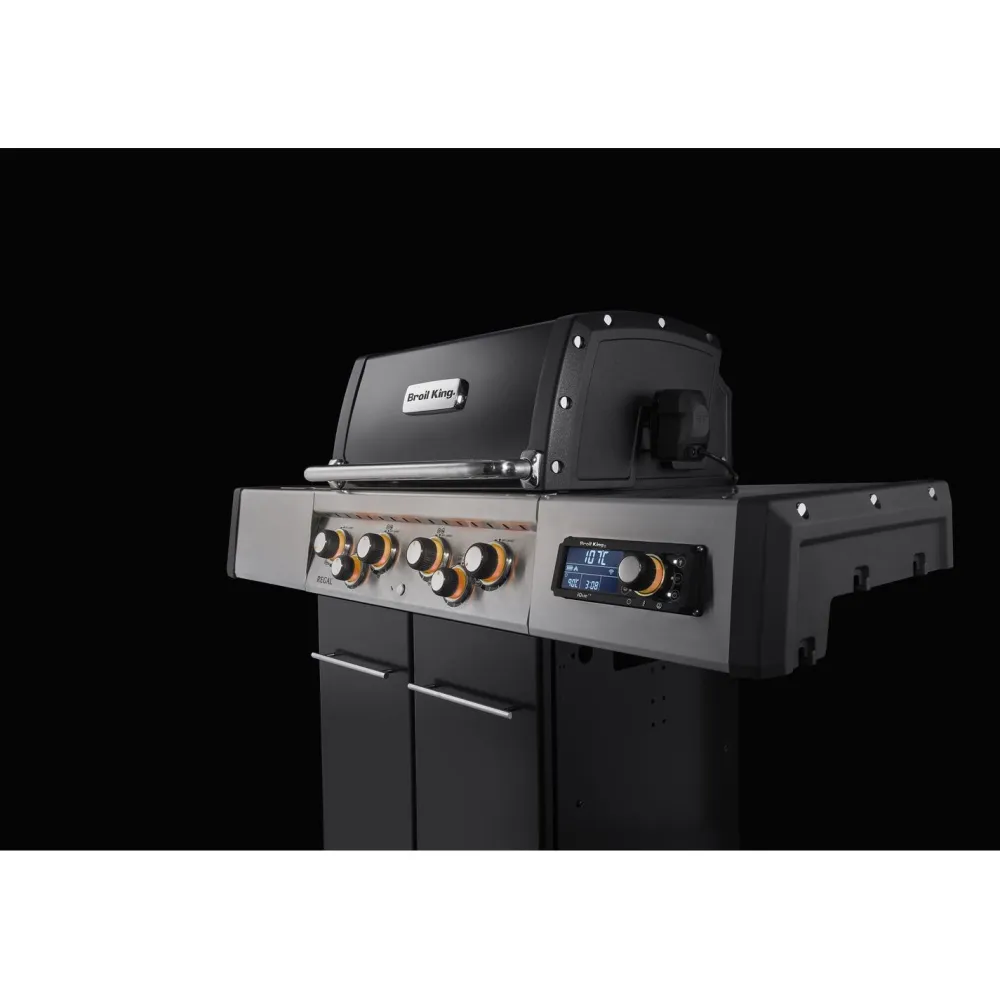 Broil King Kaasugrilli iQue Regal Q 490 IR, 4 poltinta, sivukeitin infrapunalla, varraspaahdin