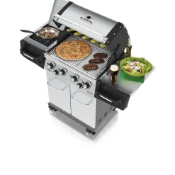 Broil King Kaasugrilli Regal S 490 IR 4 poltinta + sivukeitin infrapunalla + varraspaahdin