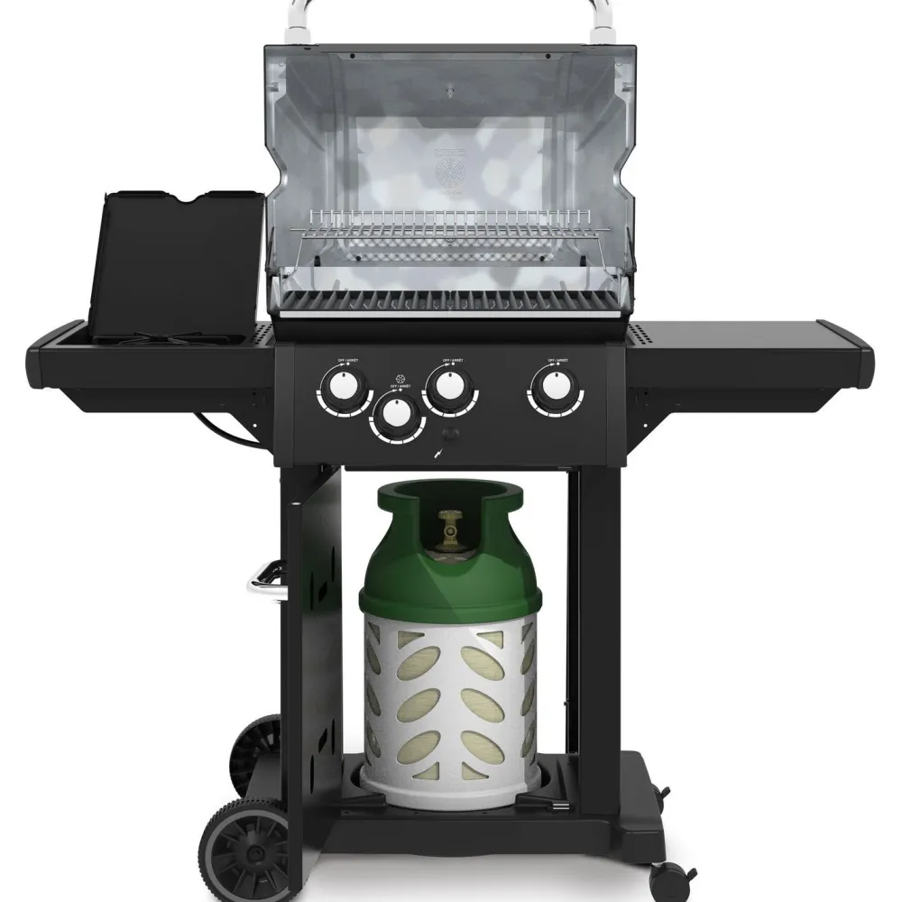 Best Broil King Kaasugrilli Royal 340 Shadow, 3 poltinta, sivukeitin