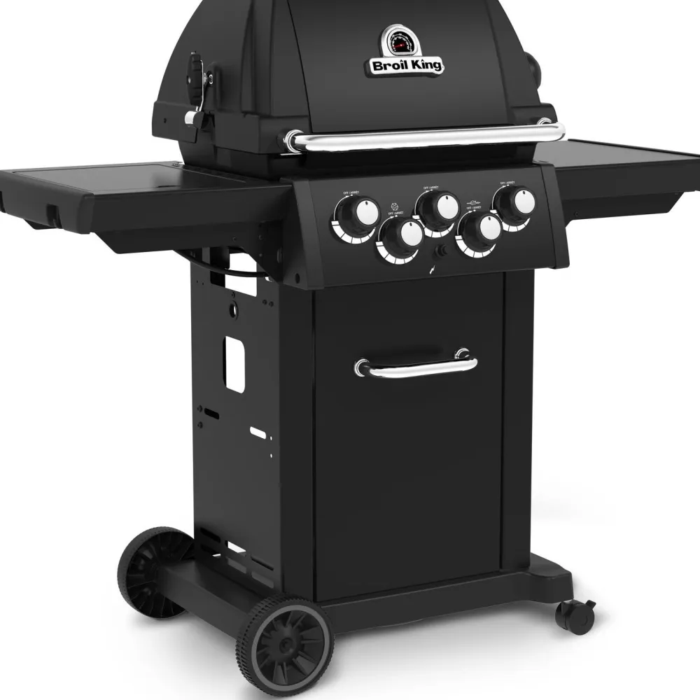 Discount Broil King Kaasugrilli Royal 390 Shadow, 3 poltinta, sivukeitin, varraspaahdin