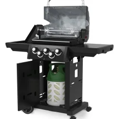 Discount Broil King Kaasugrilli Royal 390 Shadow, 3 poltinta, sivukeitin, varraspaahdin
