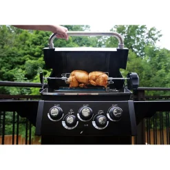 Discount Broil King Kaasugrilli Royal 390 Shadow, 3 poltinta, sivukeitin, varraspaahdin