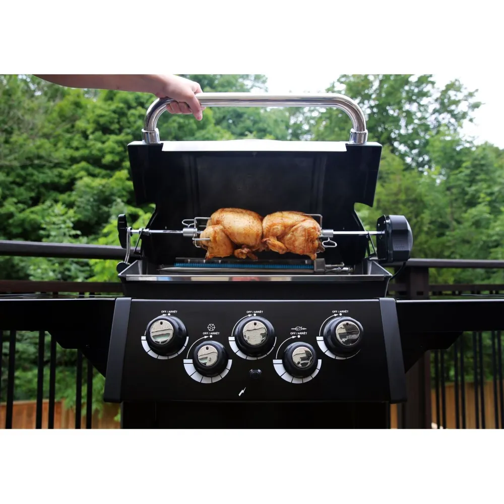 Discount Broil King Kaasugrilli Royal 390 Shadow, 3 poltinta, sivukeitin, varraspaahdin