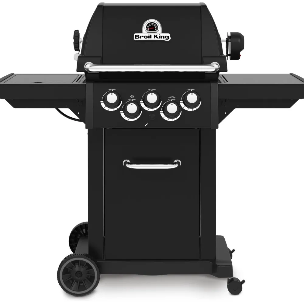Discount Broil King Kaasugrilli Royal 390 Shadow, 3 poltinta, sivukeitin, varraspaahdin