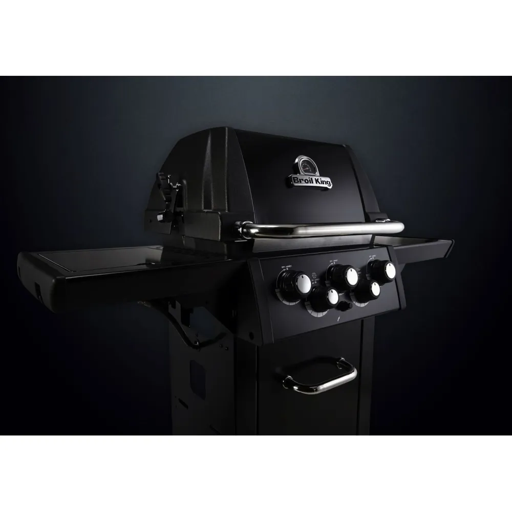 Discount Broil King Kaasugrilli Royal 390 Shadow, 3 poltinta, sivukeitin, varraspaahdin