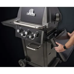Discount Broil King Kaasugrilli Royal 390 Shadow, 3 poltinta, sivukeitin, varraspaahdin