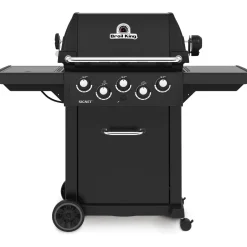 Hot Broil King Kaasugrilli Signet 390 Shadow, 3 poltinta, sivukeitin, varraspaahdin