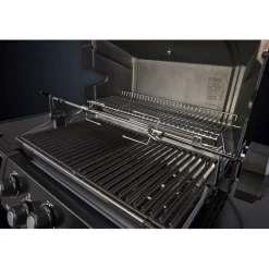 Hot Broil King Kaasugrilli Signet 390 Shadow, 3 poltinta, sivukeitin, varraspaahdin