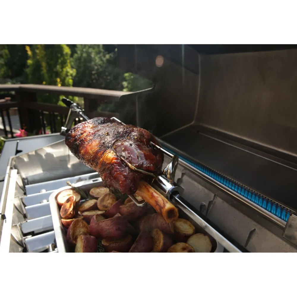 Hot Broil King Kaasugrilli Signet 390 Shadow, 3 poltinta, sivukeitin, varraspaahdin
