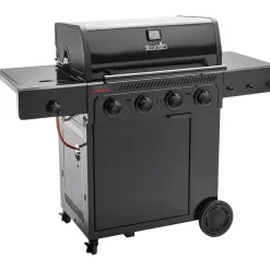 New Char-Broil Kaasugrilli Essential 4 G, 4 poltinta, sivukeitin