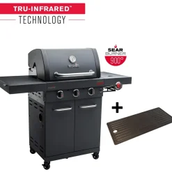 Outlet Char-Broil Kaasugrilli Professional Power Edition 3, 3 poltinta, pihvinpaistopoltin