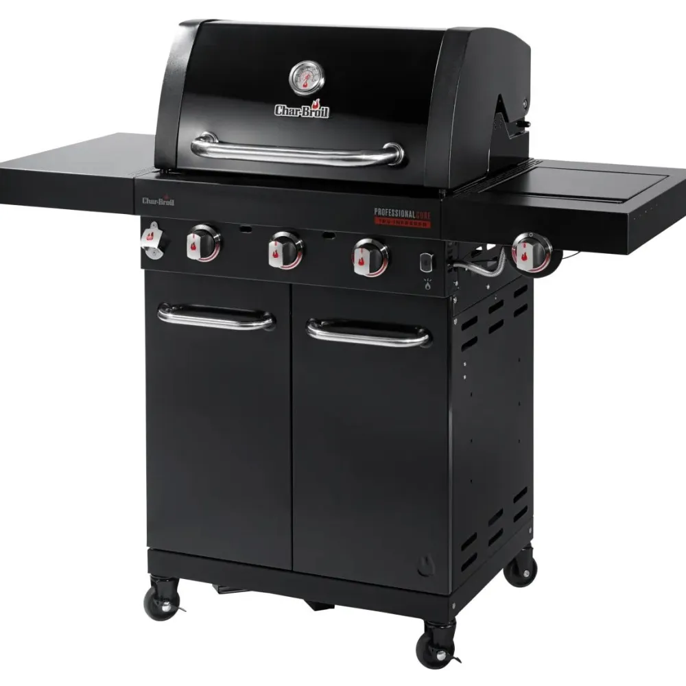 Clearance Char-Broil Kaasugrilli Professional CORE B 3, 3 poltinta, sivukeitin