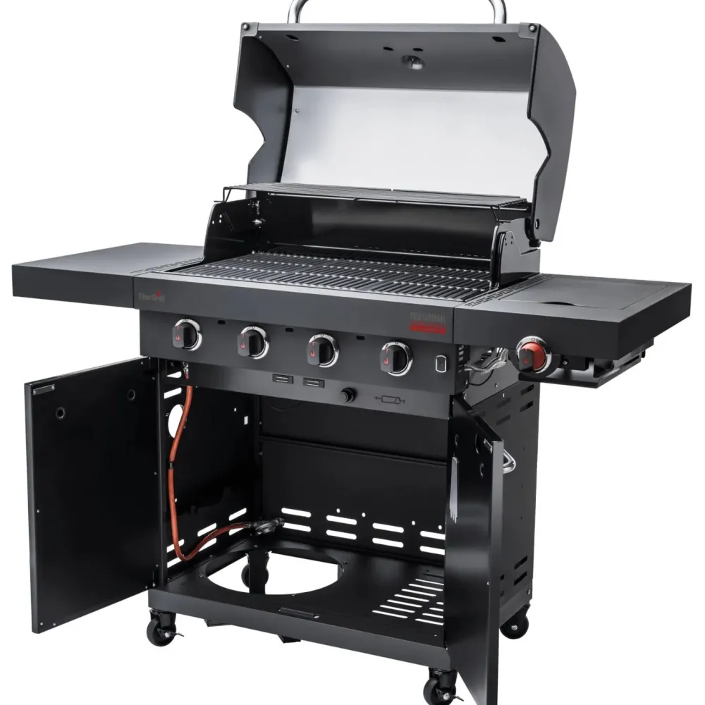 Best Char-Broil Kaasugrilli Professional Power Edition 4, 4 poltinta, pihvinpaistopoltin