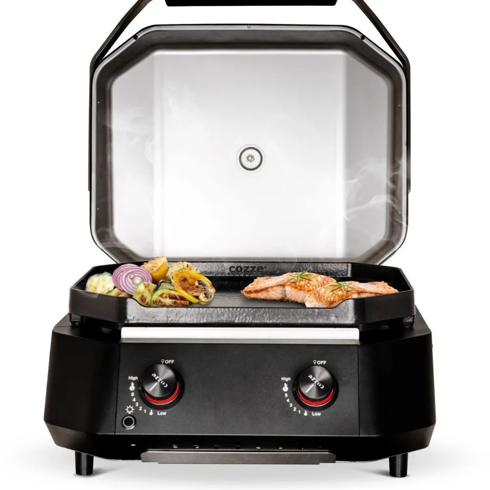 Hot Cozze Kaasugrilli G-500 Plancha, 2 poltinta