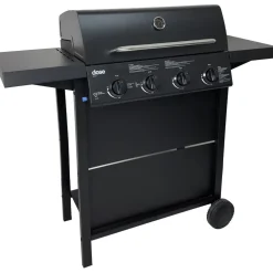 Discount Dose Kaasugrilli Barbeque 10140, 4 poltinta, musta