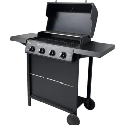Discount Dose Kaasugrilli Barbeque 10140, 4 poltinta, musta