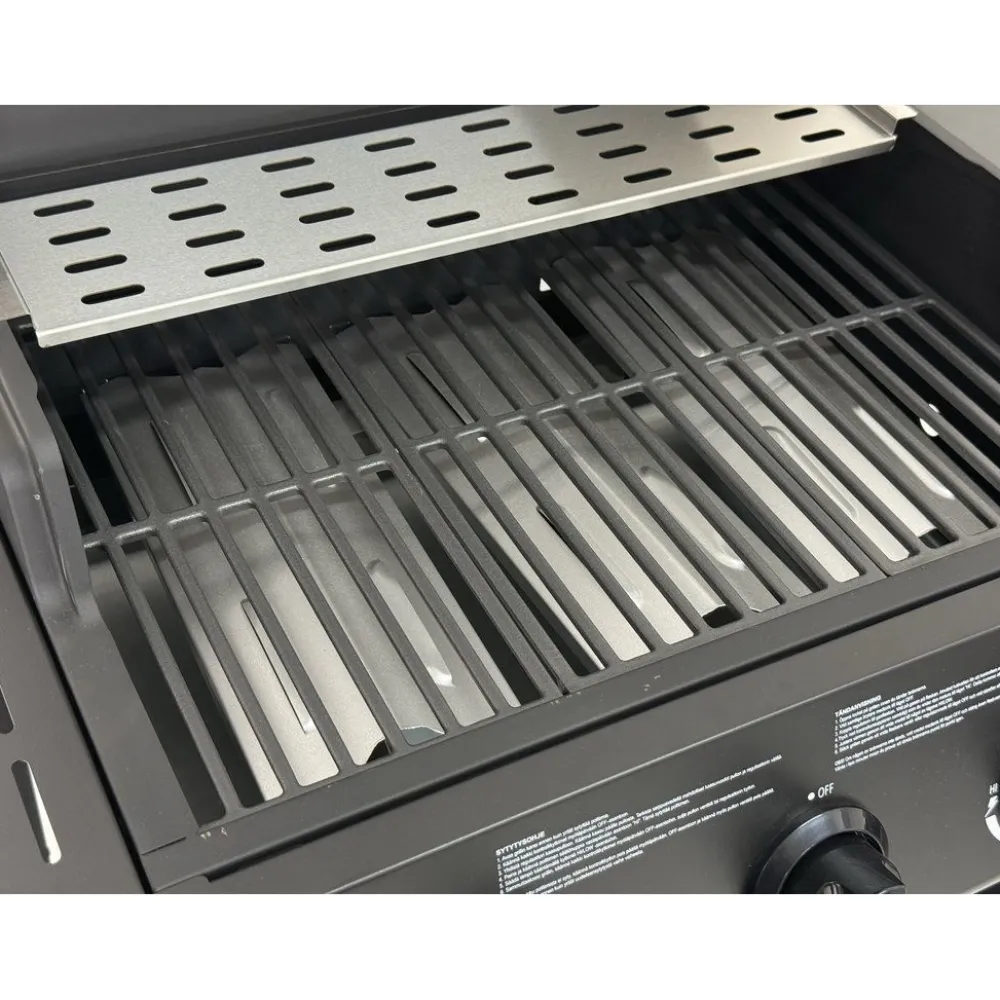 Discount Dose Kaasugrilli Barbeque 10139, 3 poltinta, musta