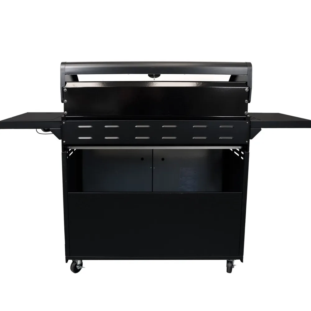 Hot Kobe Kaasugrilli Black 6 poltinta + sivukeitin
