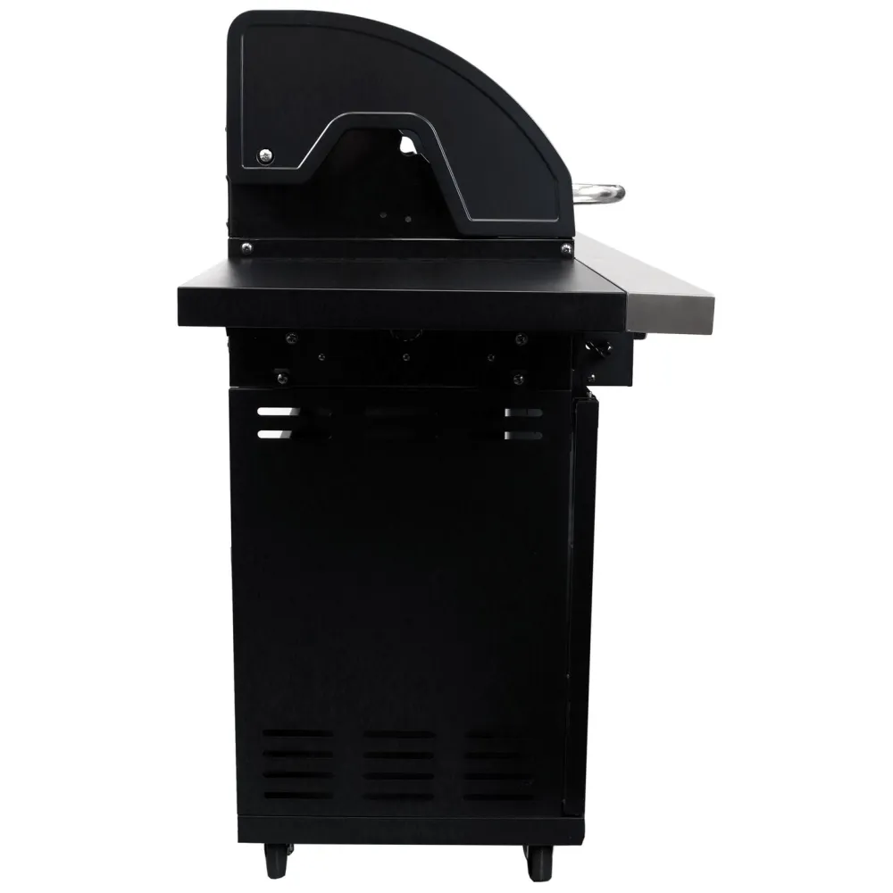 Hot Kobe Kaasugrilli Black 6 poltinta + sivukeitin