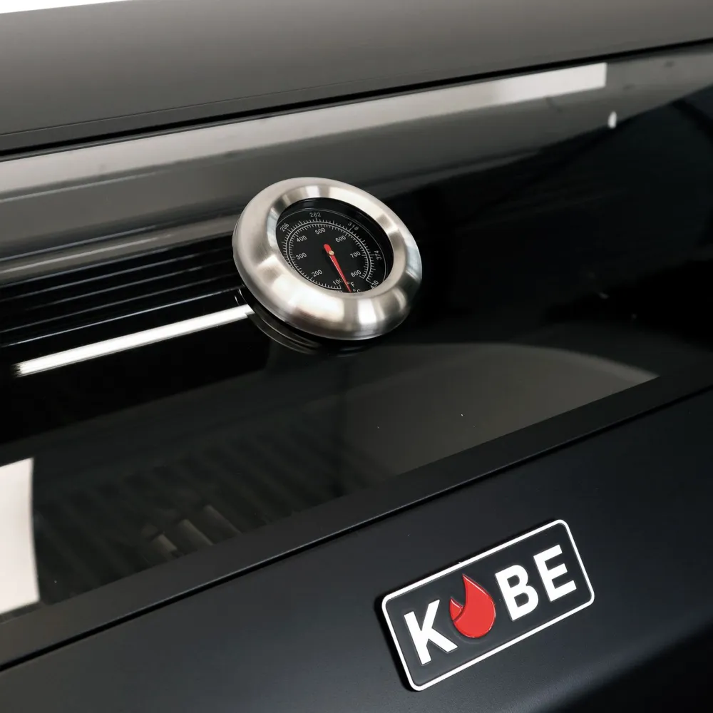 Hot Kobe Kaasugrilli Black 6 poltinta + sivukeitin
