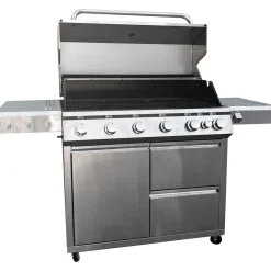 Hot Kobe Kaasugrilli Premium, 6 poltinta, sivukeitin