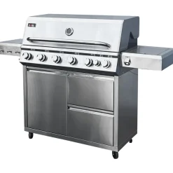 Hot Kobe Kaasugrilli Premium, 6 poltinta, sivukeitin