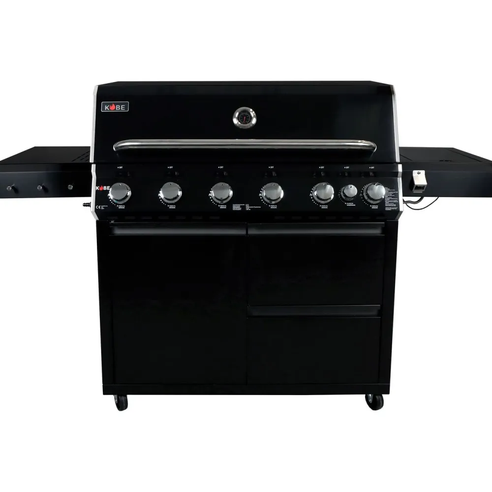 Hot Kobe Kaasugrilli Premium, 6 poltinta, sivukeitin