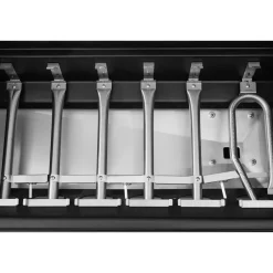 Outlet Kobe Kaasugrilli Premium 6+1, 5 poltinta, sivukeitin, Sear-poltin, lasikansi, musta