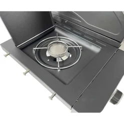 Clearance Lucifer Kaasugrilli Roaster 6.1, 6 poltinta, sivukeitin ja lämpöhylly