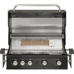 Sale Mustang Kaasugrilli Black Pearl 4 built-in, 4 poltinta, upotettava, musta