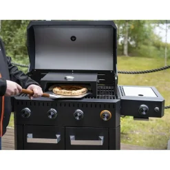 Clearance Mustang Kaasugrilli Connoisseur 4 poltinta + sivukeitin infrapunalla