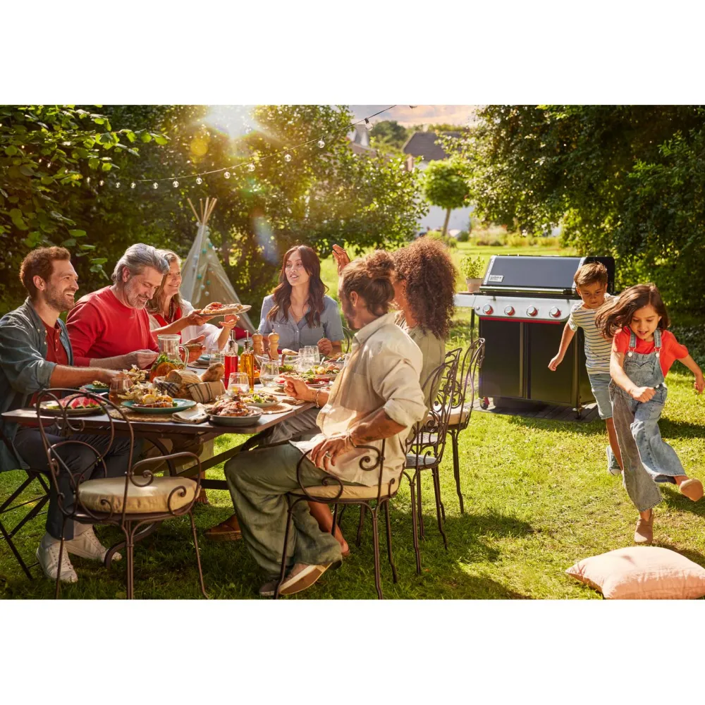 Sale Weber Grill Kaasugrilli Weber Genesis E-425W, 4 poltinta, musta