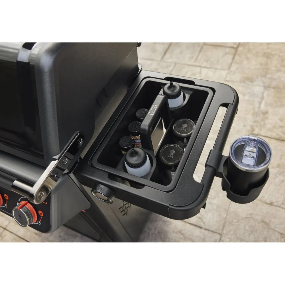 Clearance Weber Grill Kaasugrilli Weber Spirit EPX-435R Stealth, 4 poltinta, sivukeitin, musta