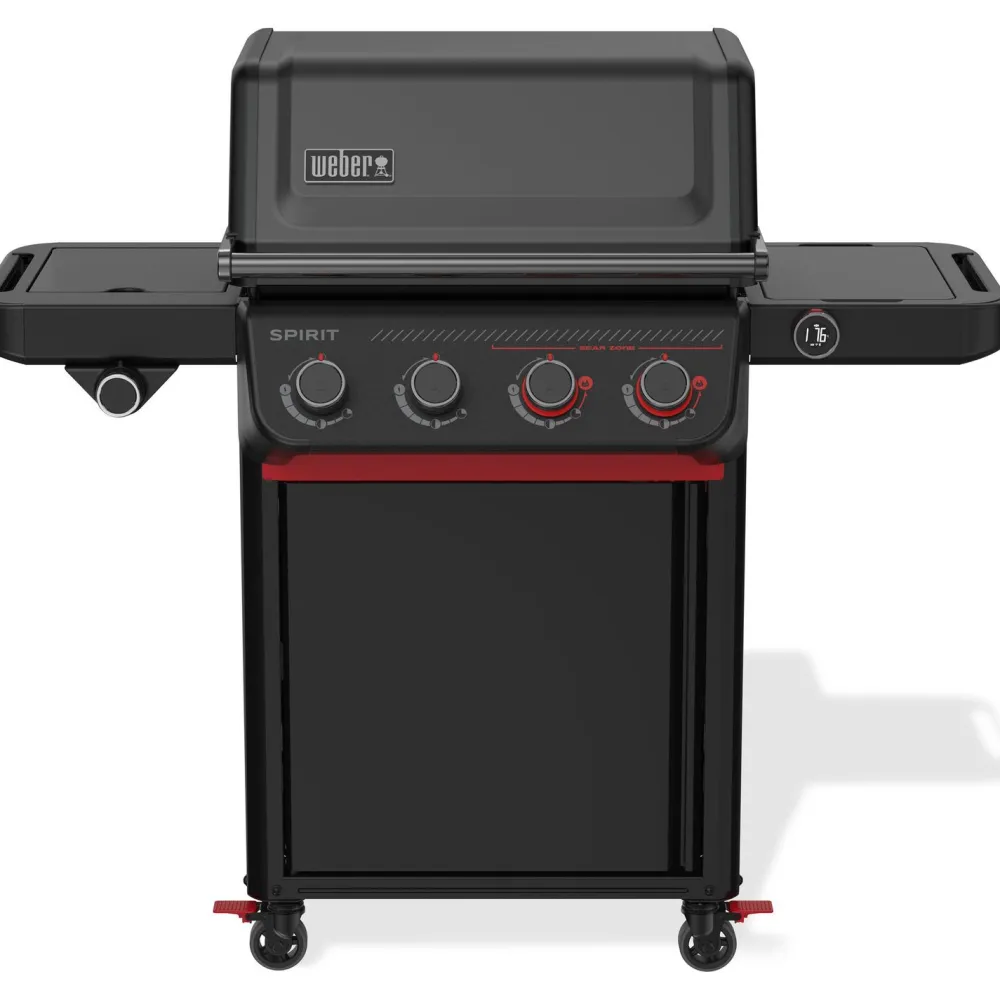 Clearance Weber Grill Kaasugrilli Weber Spirit EPX-435R Stealth, 4 poltinta, sivukeitin, musta