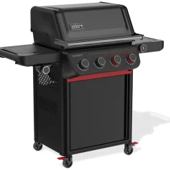 Clearance Weber Grill Kaasugrilli Weber Spirit EPX-435R Stealth, 4 poltinta, sivukeitin, musta