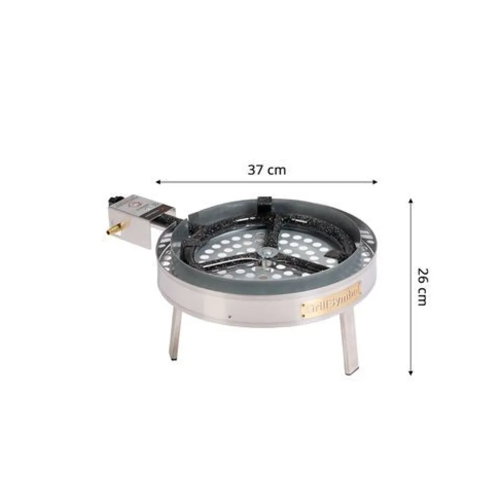 Online GrillSymbol Kaasupoltin TW-460 Ø40 cm