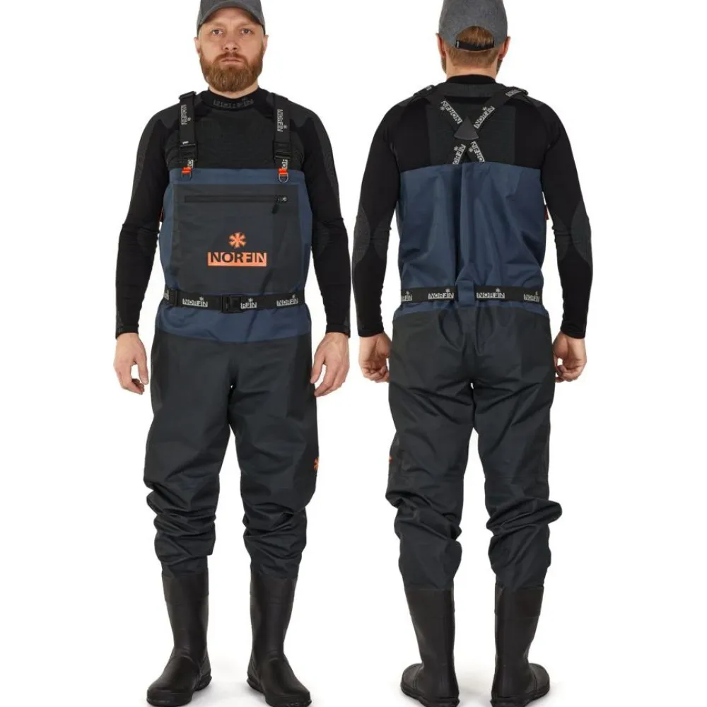 Hot Norfin Kahluuhousut saappailla Pilot Bootfoot, musta