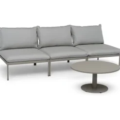 Hillerstorp Kahvipöytä Näsby, Ø80cm, teräs, hiekka