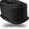 Outlet Piippo Kaideköysi keinohamppu musta 36mm x 40m
