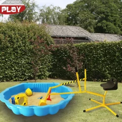 Nordic Play Kaivinkone hiekkalaatikkoon keltainen/musta