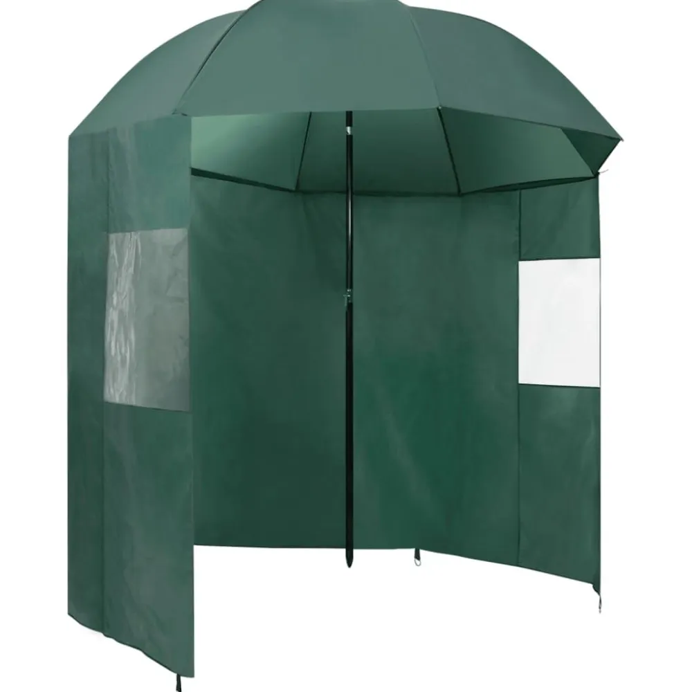 Clearance FinePRICE Kalastusaurinkovarjo 220x193 cm vihreä
