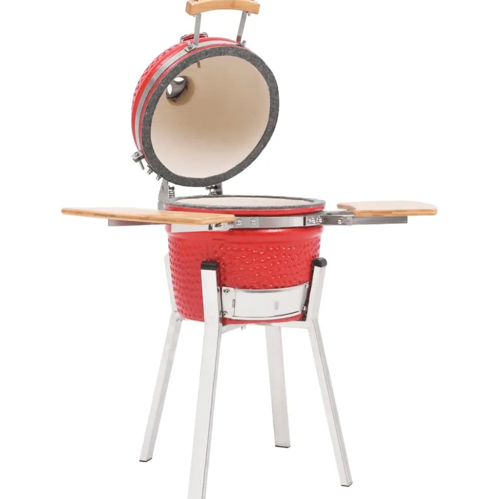 Sale FinePRICE Kamado Keraaminen Grilli/Savustin 76 cm Musta