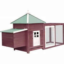 Clearance FinePRICE Kanakoppi pesälaatikolla mokka 193x68x104 cm täysi kuusi